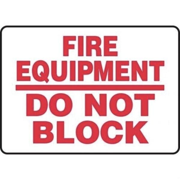 Accuform 10 in W, 7 in H, Adhesive Dura-Poly FRMRBH965XV - main